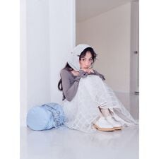 フリルチェックチュールスカート