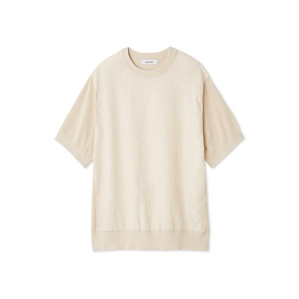 セレーサカルメン ショートスリーブTシャツ（ニット）｜AOURE