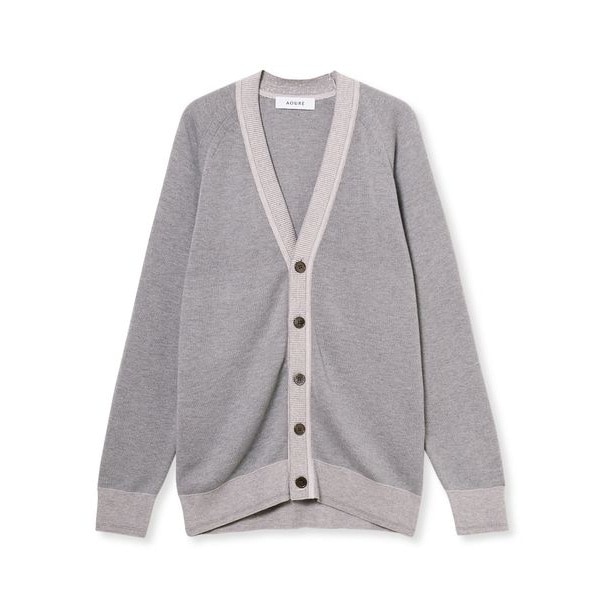 クレストブリッジチェックハイネックカーディガン | ブラックレーベル