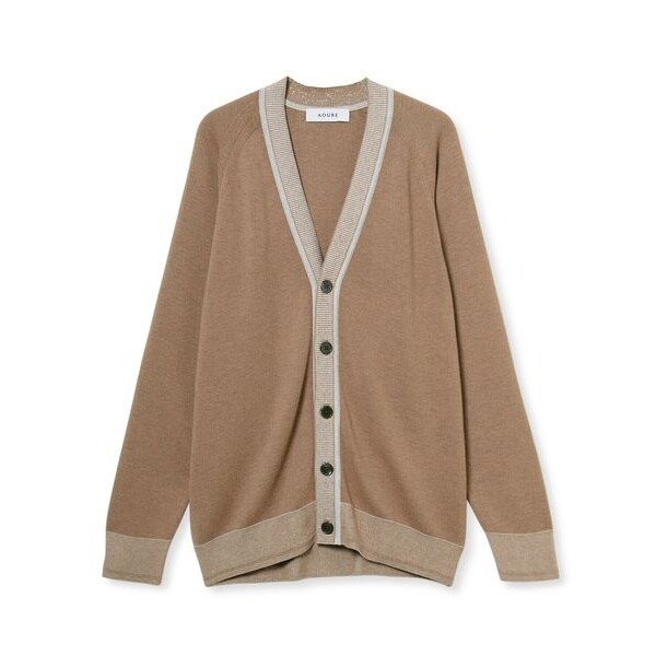 クレストブリッジチェックハイネックカーディガン | ブラックレーベル