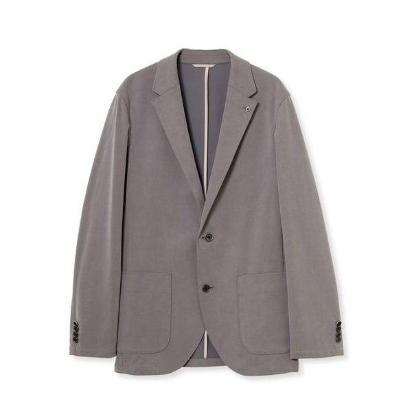 PEACH SKIN TWILL JERSEY MALPENSA SETUP JACKET | アウール(AOURE