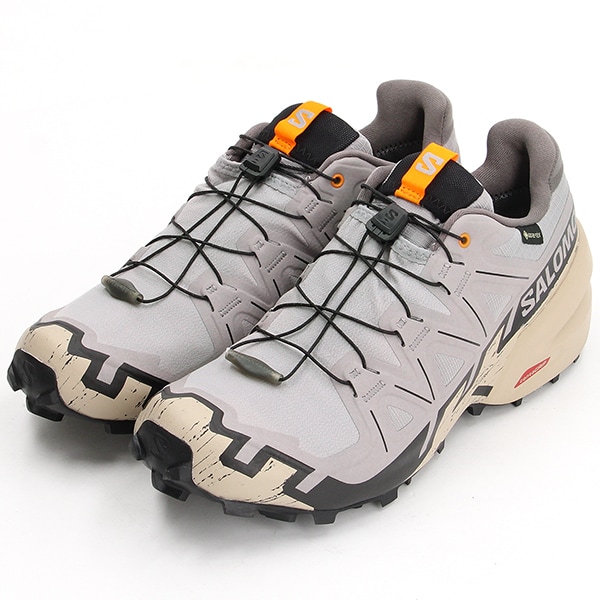 [}C]SALOMON/T/SPEEDCROSS 6 GTX/TiSALOMONj GULL/WHITE PEPPER