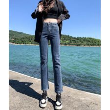 【BANICO】ストレッチスリムフィットデニムパンツ