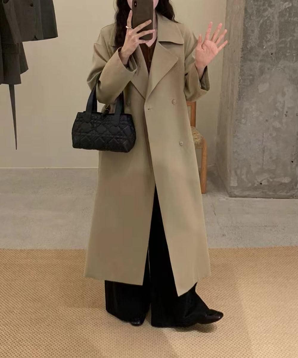 SLOBE IENA スローブイエナ❣️ ビッグロングトレンチコート ロングトレンチコート（トレンチコート）｜SLOBE IENA（スローブ