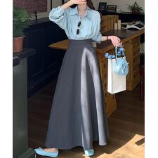 フレアロングスカート