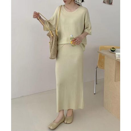 [^:yse1080a]_炩ȃjbgfނŎdĂAgbvXƃXJ[g2_ZbgB悢Ƃ芴ƐLkAXgXt[ȒSnBgbvX̓VvȃN[lbNfUCAXJ[g͑΂̗ǂXg[gVGbgŁAbNXƂƊ𗼗BƂOo炨Ԃ܂ŕL􂷂閜\ACełBVvKȃfC[ZbgAbvB58 g54 56 ŏ22 EGXg60 XJ[g85