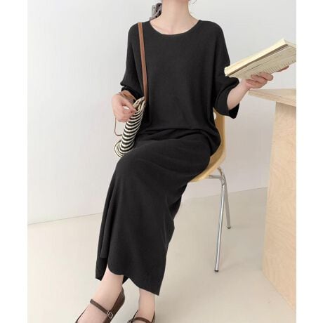 [^:yse1080a]_炩ȃjbgfނŎdĂAgbvXƃXJ[g2_ZbgB悢Ƃ芴ƐLkAXgXt[ȒSnBgbvX̓VvȃN[lbNfUCAXJ[g͑΂̗ǂXg[gVGbgŁAbNXƂƊ𗼗BƂOo炨Ԃ܂ŕL􂷂閜\ACełBVvKȃfC[ZbgAbvB58 g54 56 ŏ22 EGXg60 XJ[g85