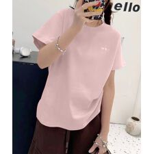 シンプルクルーネック半袖Tシャツ