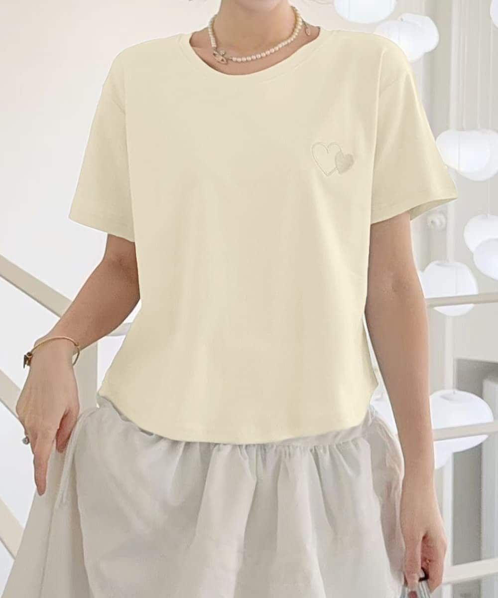 I ❤️ NY クロップド Tシャツ　白 NYCプリント 半袖クロップドTシャツ 白 - メルカリ