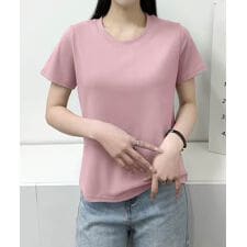 プレーンラウンドネックTシャツ