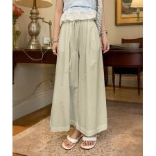 ハイウエストフレアワイドパンツ