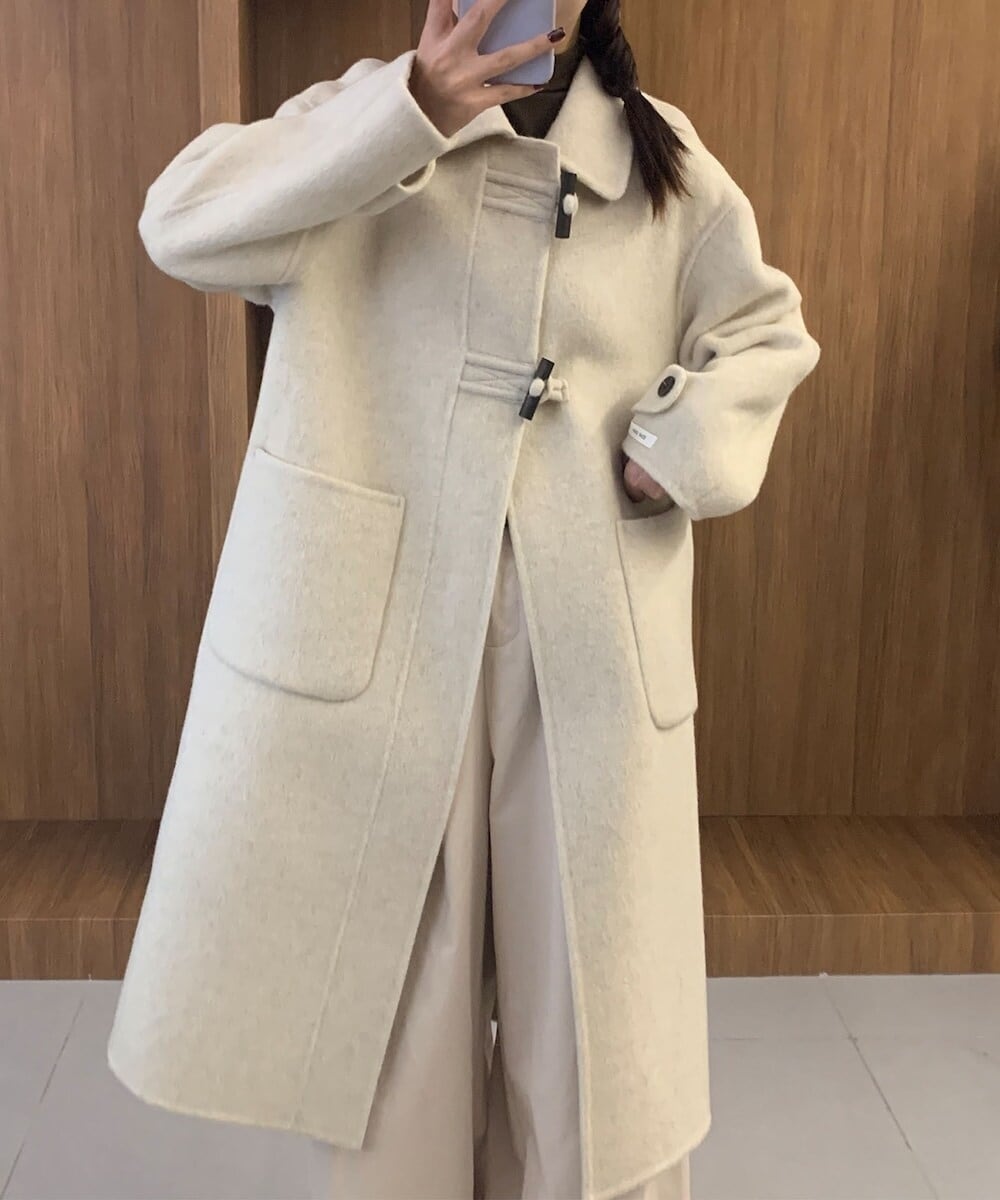 SHIPS any: スタンド & ダブル カラー ロング コート | シップス