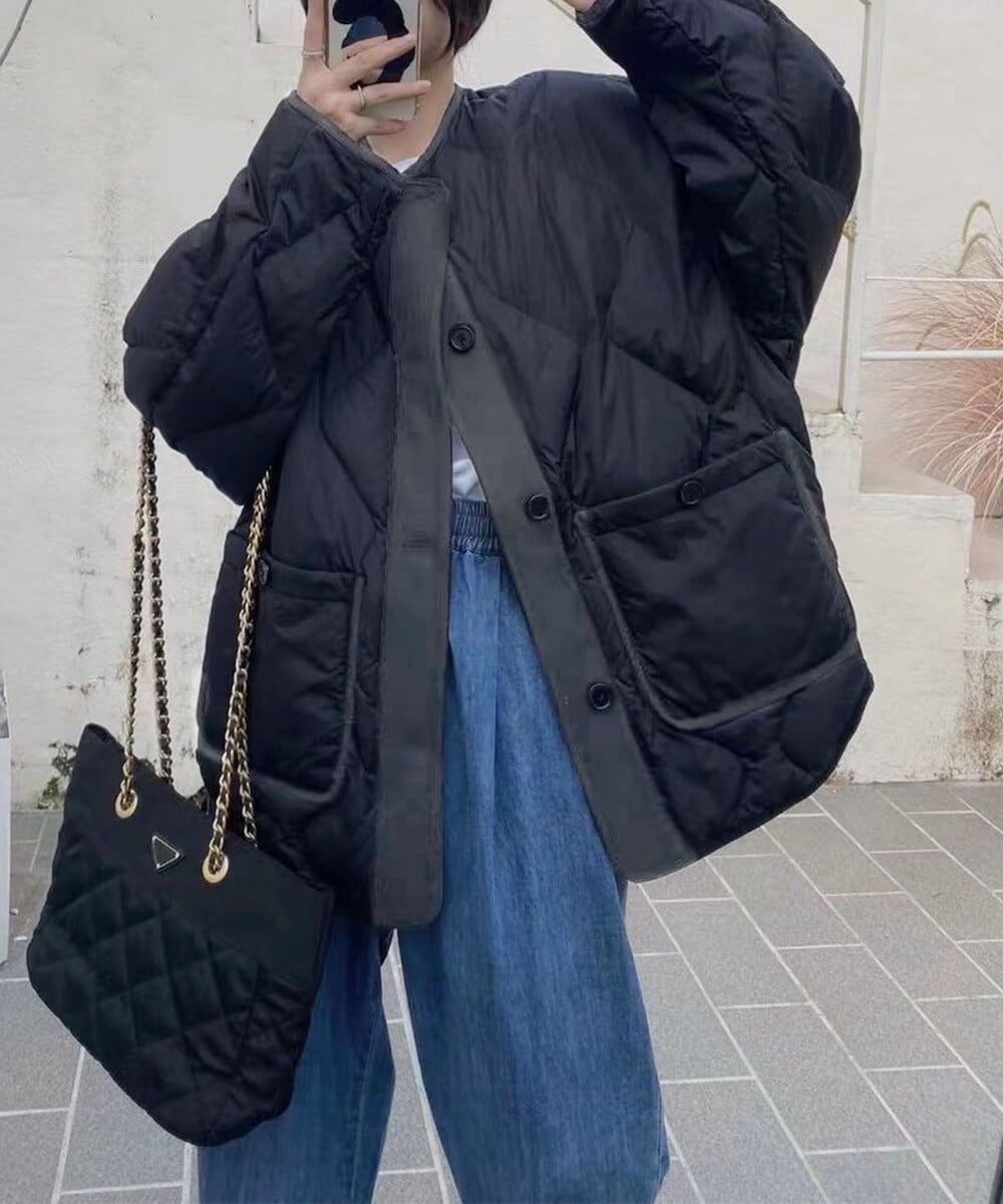 バニコさま BANICO】オーバーサイズキルティングジャケット | バニコ