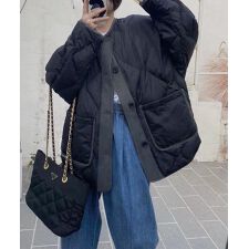 バニコ(Banico)の【BANICO】オーバーサイズキルティングジャケット