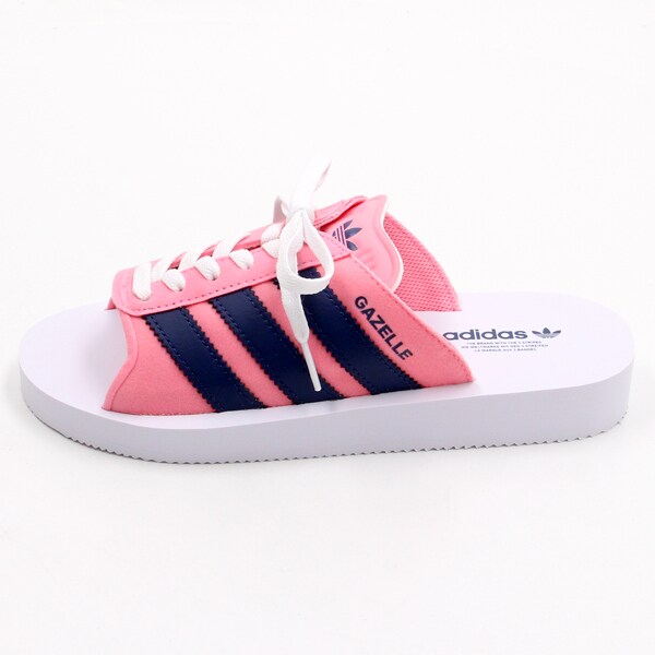 ◆ ADIDAS ◆ ガゼル ビーチスライド ピンク / JQ7445 adidas WMNS Gazelle Beach Slides Bliss Pink JQ7445 Women's
