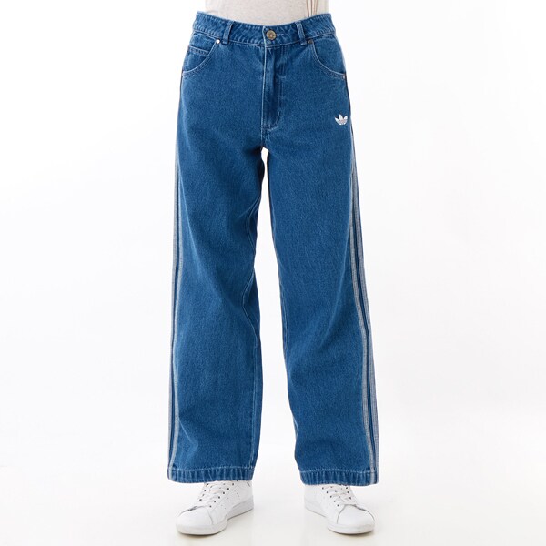 あ*か様 adidas アディカラー デニム スリーストライプス トラックパンツ adidas｜【公式】アディダス adidas アディカラー デニム スリー