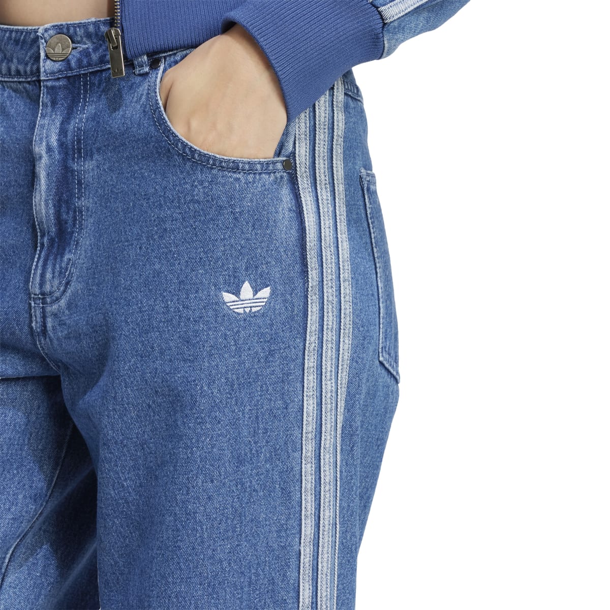 アディダス アディカラー デニム スリーストライプス 　トラックパンツ27/30 adidas ジーンズ デニム デニムパンツ アディカラー スリー