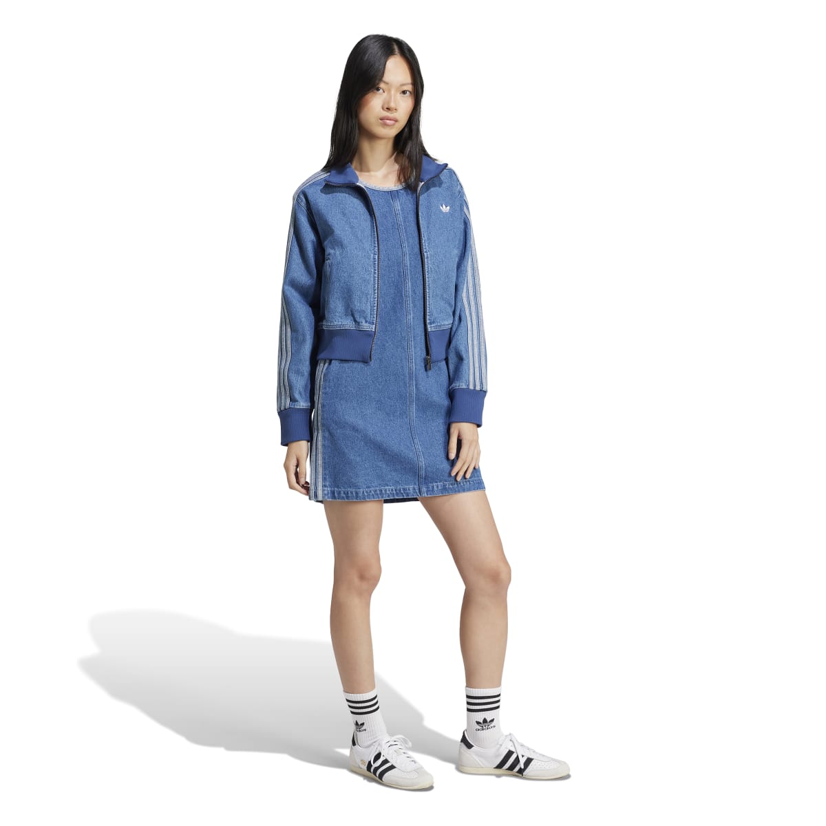 【美品】【2530】adidas/アディカラー デニム スリーストライプス adidas ジーンズ デニム デニムパンツ アディカラー スリー