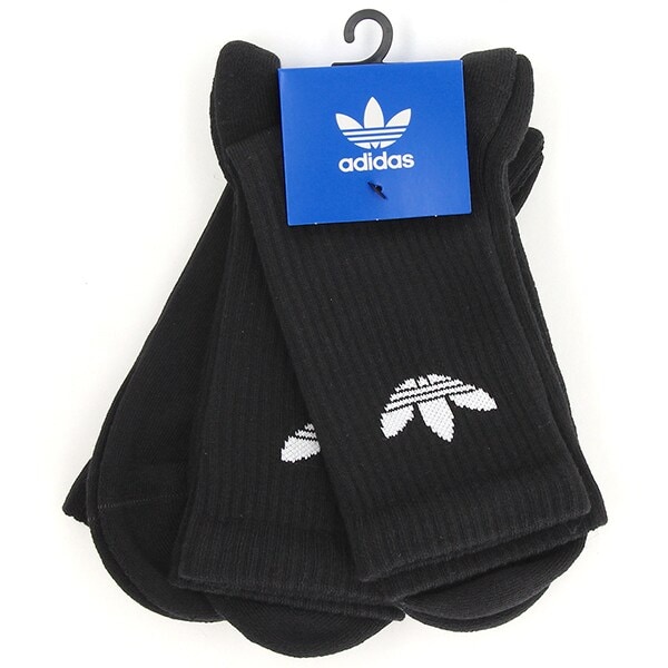 り*う様 【入手困難・非売品】 クッション トレフォイルロゴ 限定ノ adidas Originals/トレフォイル クッション クルーソックス 3足組
