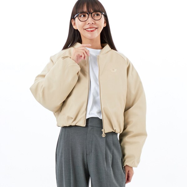 アディダス ロングダウン ボンバージャケット LONG BOMBER ブラック アディダス ロングダウン ボンバージャケット LONG BOMBER ブラック