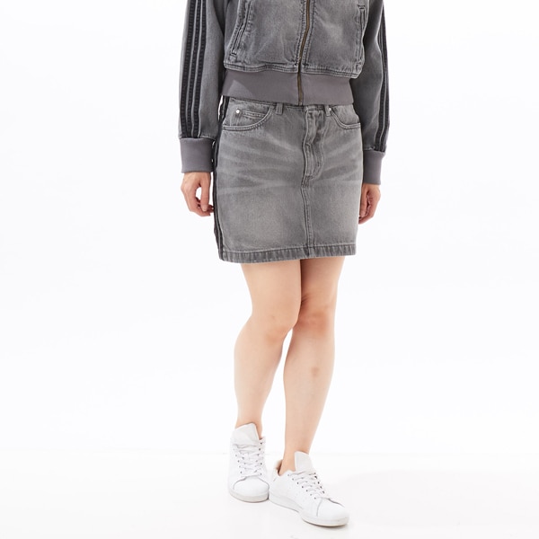[}C]adidas Originals/AfB_X IWiX/DENIM MINI SKIRT/AfB_X IWiXiadidas originalsj O[
