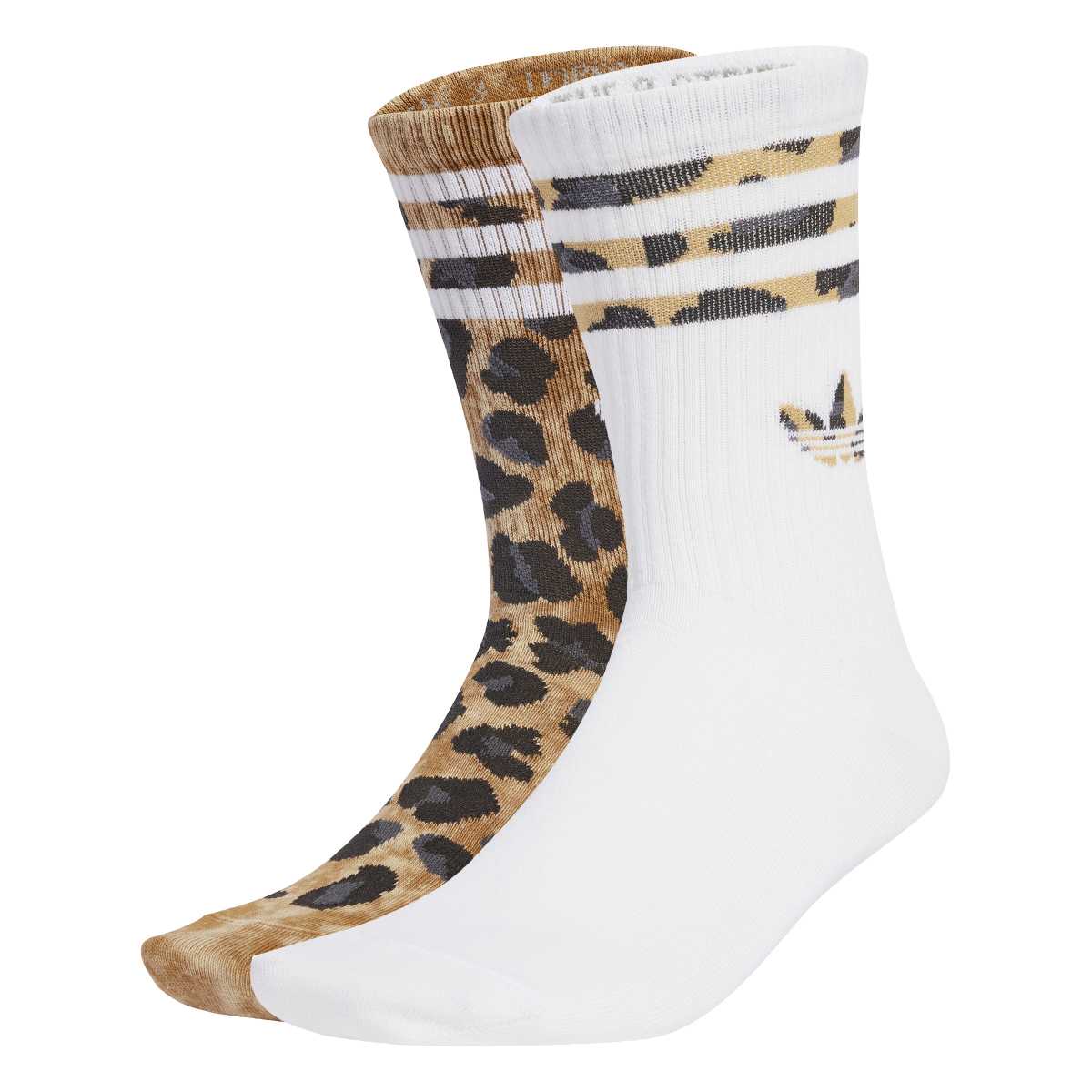 adidas ★ Leopard Crew Socks レオパード 柄 ソックス 2Pセット adidas Originals/アディダス オリジナルス/LEO CREW SOCS 2P