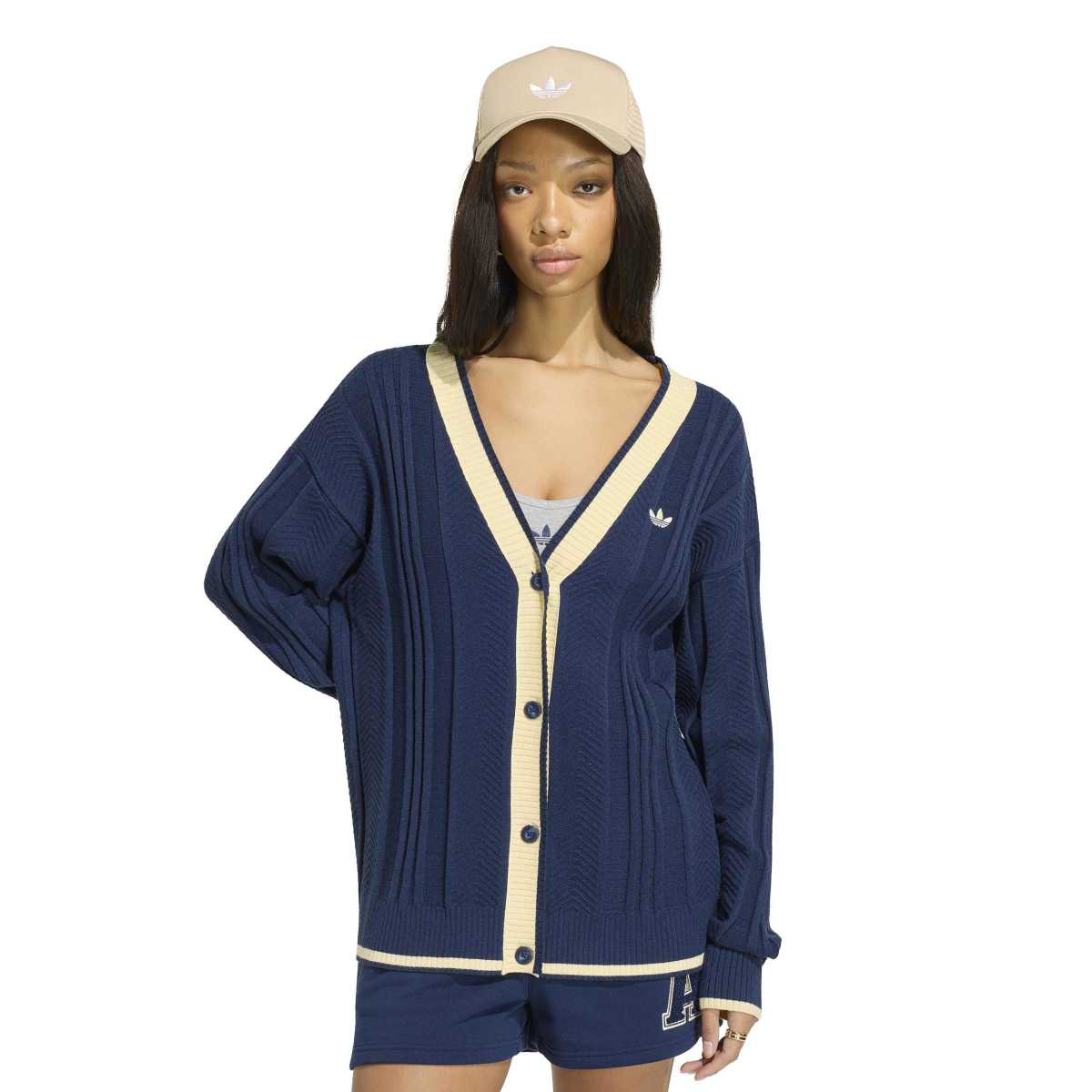 adidas Originals/アディダス オリジナルス/CABLE KNIT CARDIGAN