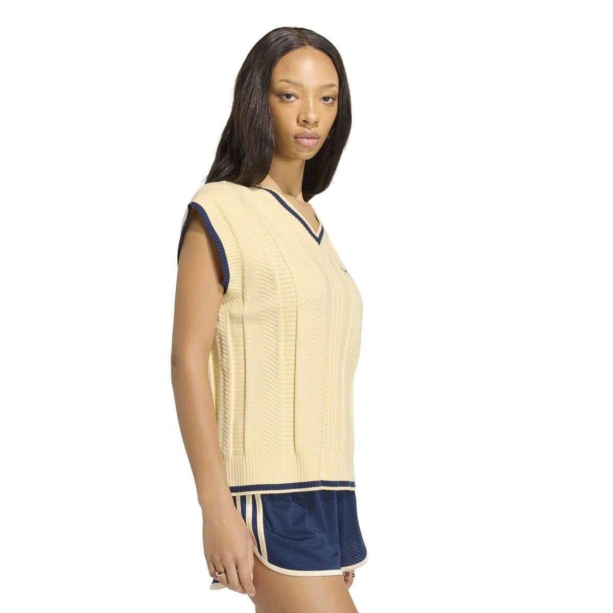 ギャルリーヴィー　コットンベスト adidas Originals/アディダス オリジナルス/CABLE KNIT VEST