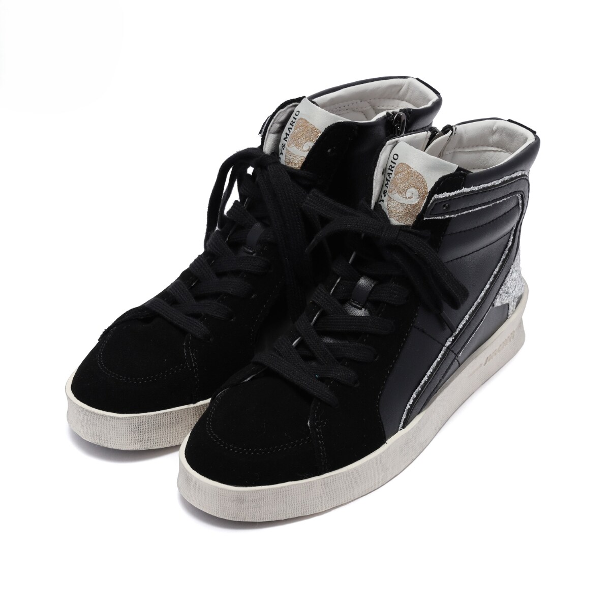 Joy & Mario 厚底スエードムートンスニーカー 87758W | ジョイアンド