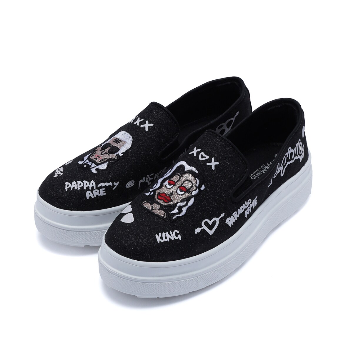 Joy & Mario 厚底スエードムートンスニーカー 87758W | ジョイアンド