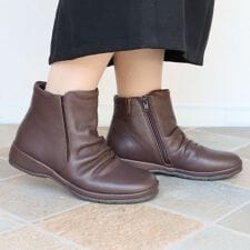HS 4E レザー ショートブーツ
