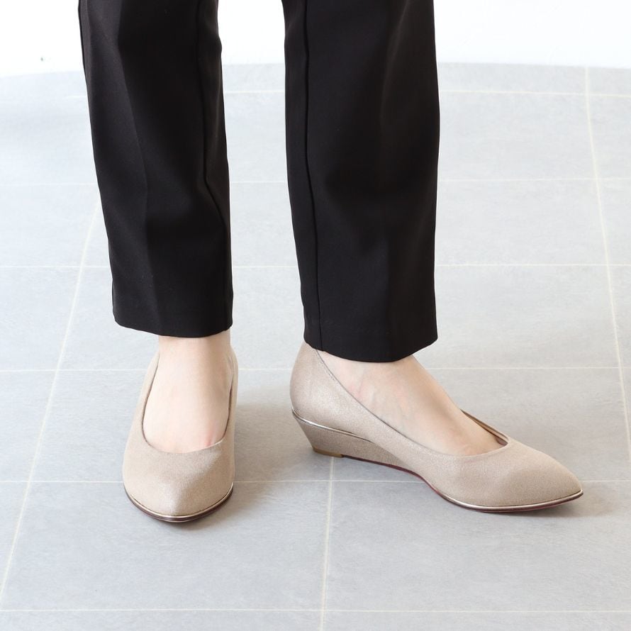 ウェッジソール パンプス ベージュ」の人気商品一覧・価格比較 - 価格.com