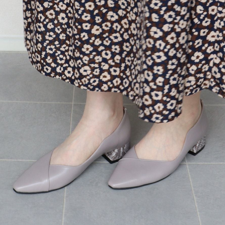 日本製 COOL SAPPHIRE アーモンドトゥ フラットパンプス | エイチエス