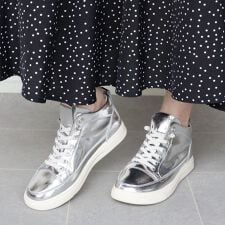 【本革】HS ハイカット 本革 レザースニーカー