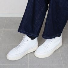【本革】HS ハイカット 本革 レザースニーカー