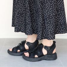 【スルッと履ける】レディースサンダル