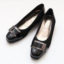 エイチエス(HS)の日本製 HS ウェッジソール バックル パンプス