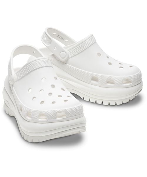 [}C]fB[X CLASSIC MEGA CRUSH CLOG/NbNXicrocsj WHITE