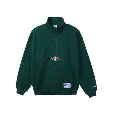 メンズ HALF ZIP SWEATSHIRT