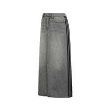 レディース 3 STRIPES PENICL SKIRT DENIM