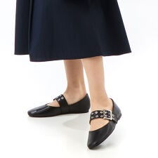 メタルバックルフラットシューズ　25秋冬新作