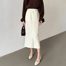 タイトスカート ロングスカート ナロースカート スリット ストレッチ スカート レディース ボトムス