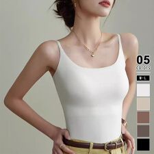 カップ付きキャミソール ブラトップ シームレス キャミソール カップ付き インナー レディース