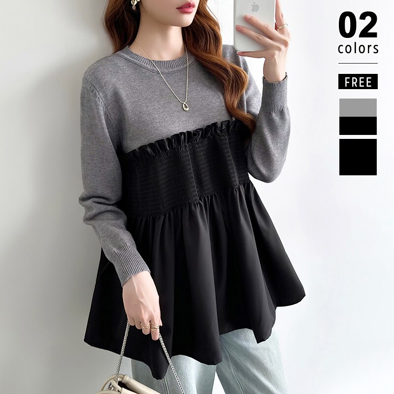 5×3 リブクルーネックプルオーバー | イエナ(IENA) | マルイウェブチャネル