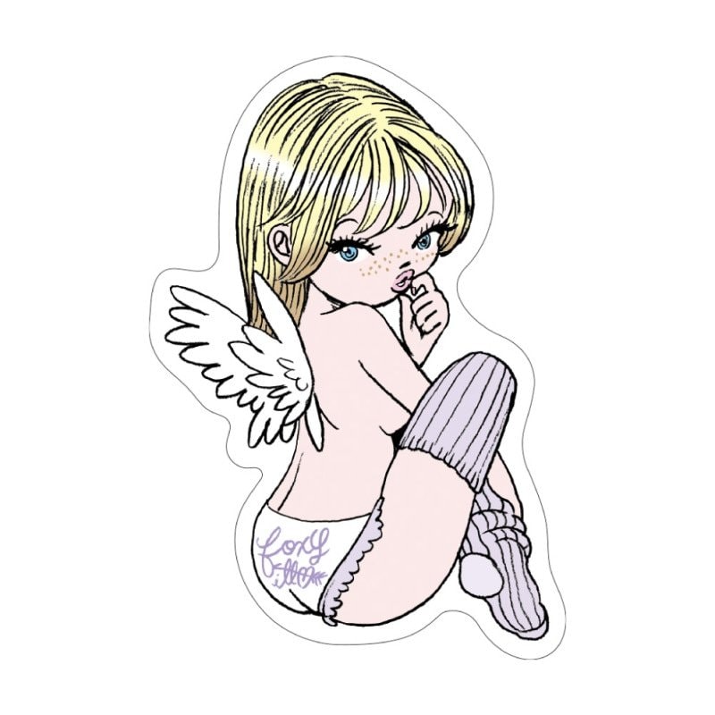 foxy illustrations ステッカー Angel | GR STORE | マルイ