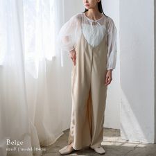 前後2WAYキャミソールサロペット【No Rule No Line】