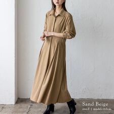 タックフレアーワンピース[No Rule No Line]