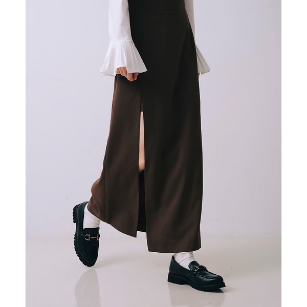 ウエスト切替ジャガードロングスカート | セルフィスト(SELFIST