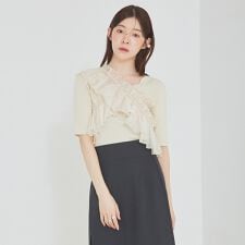 マルチWAYフリル付ニット