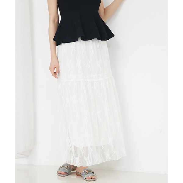 レースロングスカート